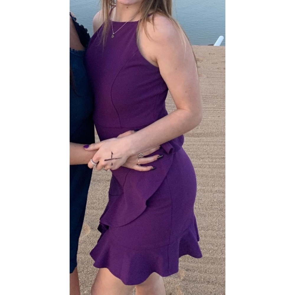 Lulus purple cocktail dress